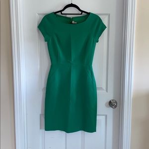 green j crew dress